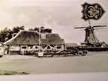 Oude foto van De Rustende Jager bij de molen van Formerum
